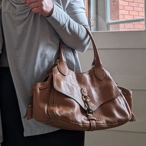 Cole Haan Brown leather hobo purse
